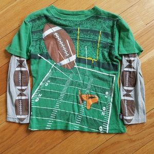 City Threads Boys Size 4T Longsleeve Football Tee